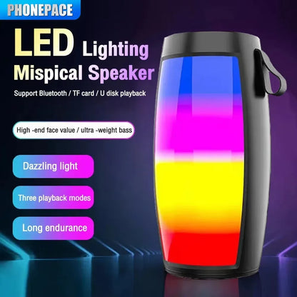 PHONEPACE Bluetooth speaker, spectacular lighting
