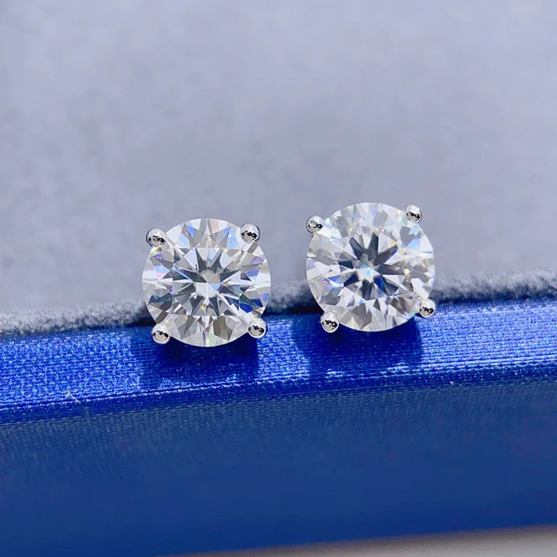 COSFIX Moissanite nappikorvakorut naisille