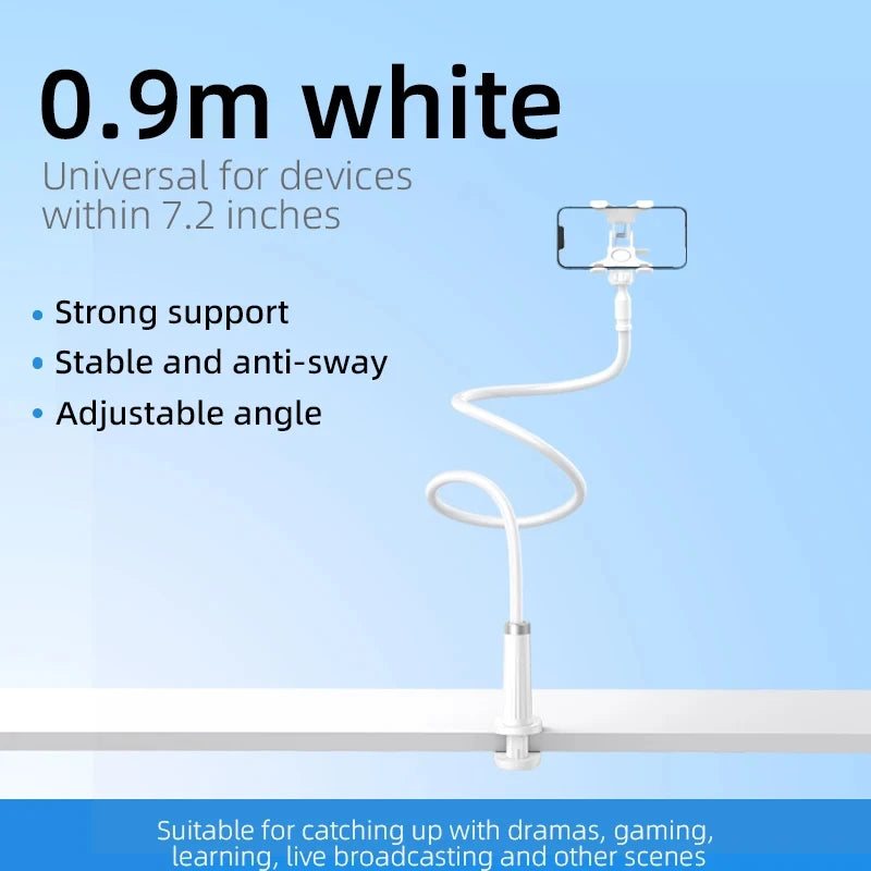Universaali Puhelimen Pidike - Säädettävä Lazy Stand Livestreamiin & Selfiehin