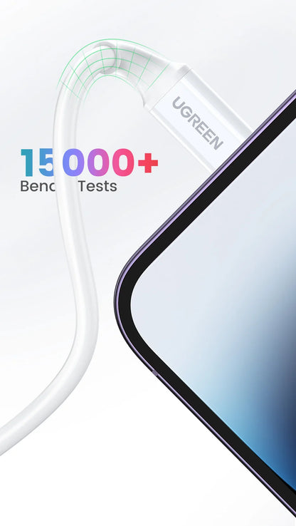 UGREEN MFi 20W USB-C Lightning-kaapeli – PD Pikalataus iPhone 14/13/12 Pro Max & iPad – 1M