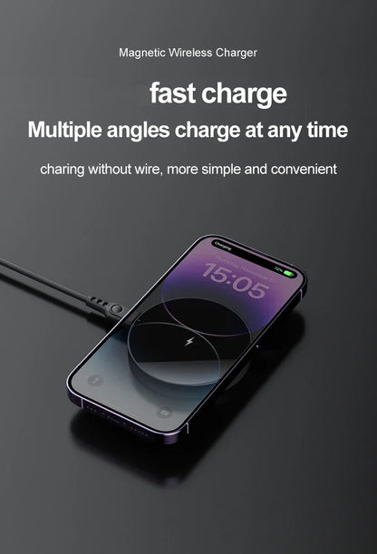 30W Magneettinen Langaton Laturi & Puhelinteline – MagSafe iPhone 17/16/15/14/13/12