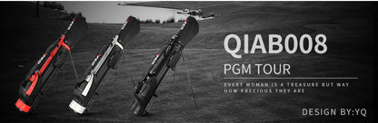 PGM QIAB008 golf bag, lightweight rack bag for 9 clubs, for men and women