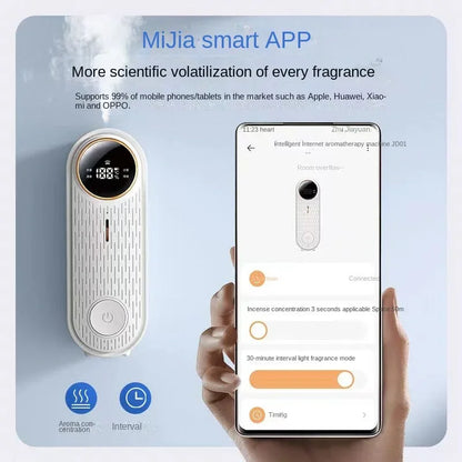 Xiaomi Älykäs Aromaterapialaite - App-ohjattava Ilmankostutin, Tuoksunlevitys Makuuhuoneeseen ja WC:hen