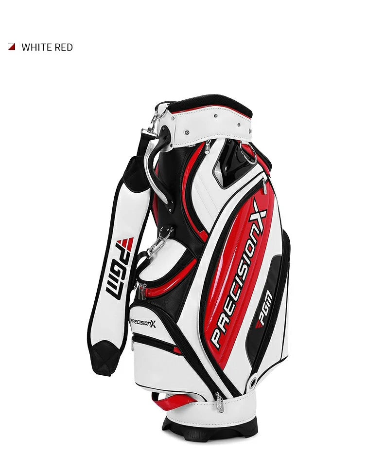 PGM QB034 golf bag, premium, leather bag, for 14 clubs
