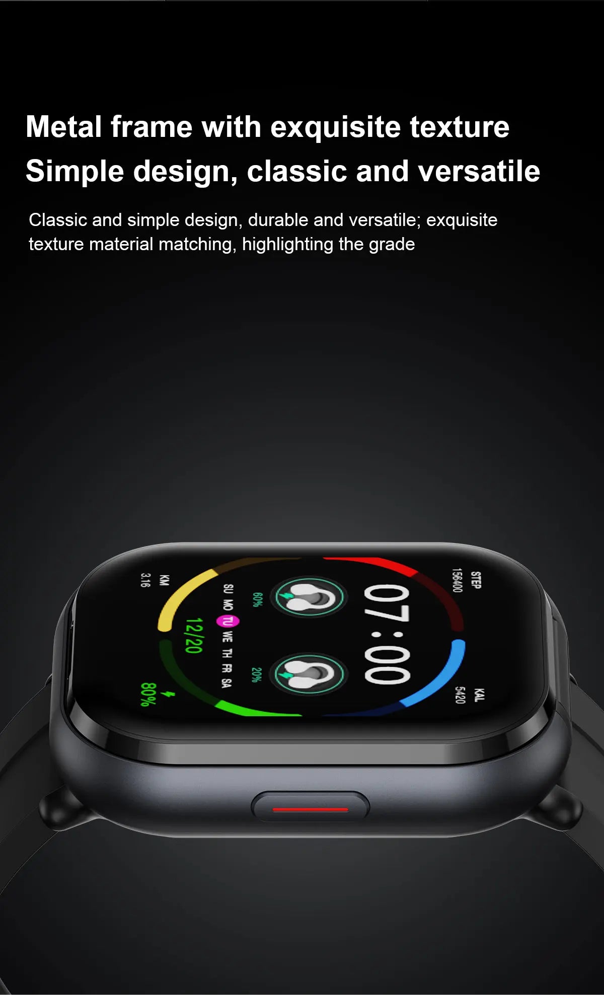 2-in-1 Smartwatch with wireless headphones, calls, health modes, sports modes, New 2025