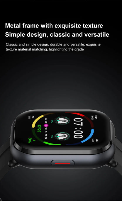 2-in-1 Smartwatch with wireless headphones, calls, health modes, sports modes, New 2025