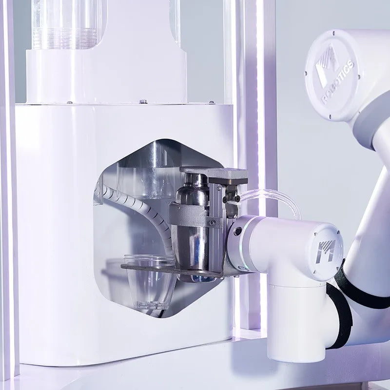 Smart bartender robot arm, automatic cocktail robot for bars