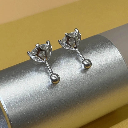 COSFIX Moissanite nappikorvakorut naisille