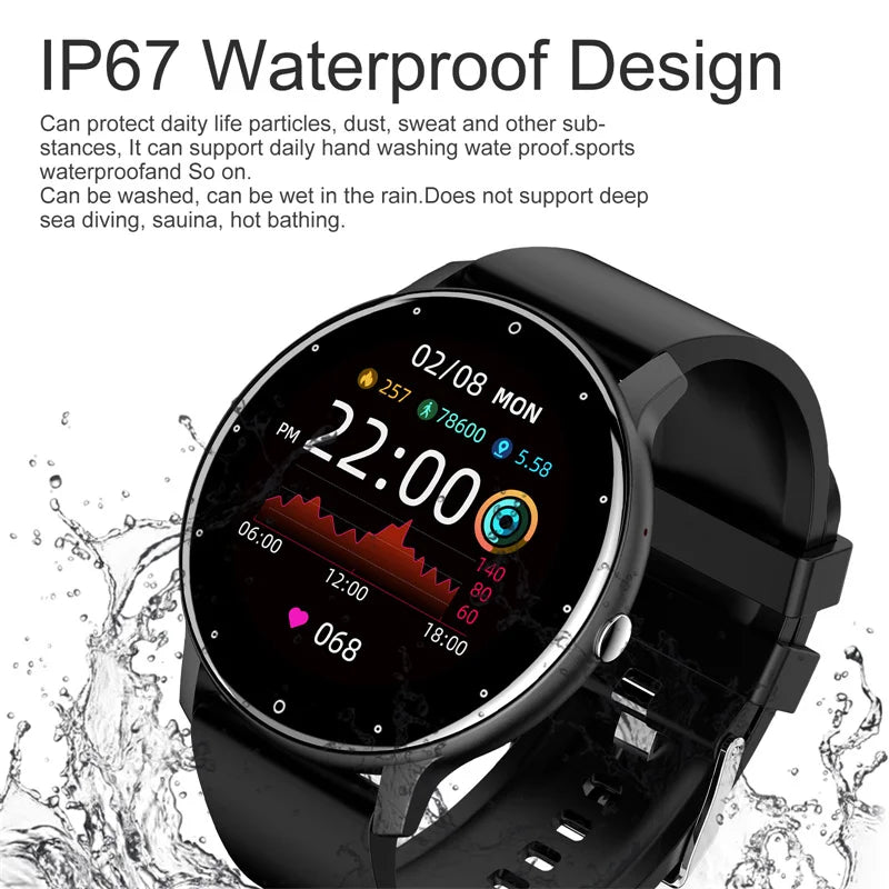 LIGE Smartwatch for women and men for an active lifestyle. New 2025, Popular