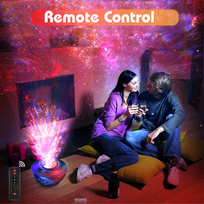 Tähtiprojektori Galaxy - LED-yövalo Tähtitaivas Lastenhuoneeseen & Olohuoneeseen