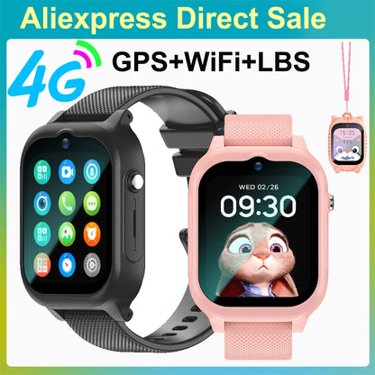 Kids Smartwatch 4G GPS, Video Calls, Wifi Location, SOS Emergency Button