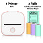 Phomemo T02 mini thermal printer, wireless pocket printer for labels