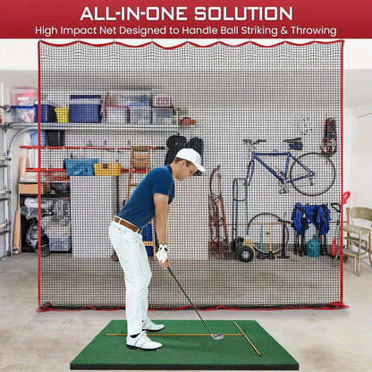 Golf practice net, large 3x3 meter size