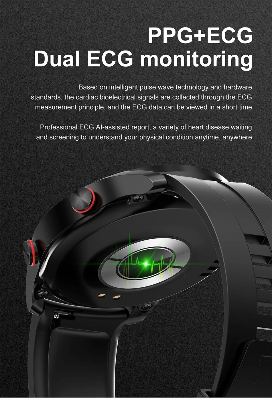 Premium Smartwatch, Bluetooth calls, versatile health tracking, fitness tracking, business design