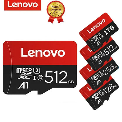 Lenovo MicroSD-muistikortti, 1TB/512GB/256GB/128GB/64GB
