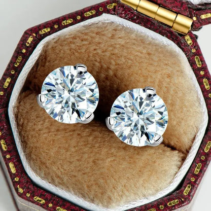 COSFIX Moissanite nappikorvakorut naisille