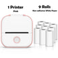 Phomemo T02 mini thermal printer, wireless pocket printer for labels