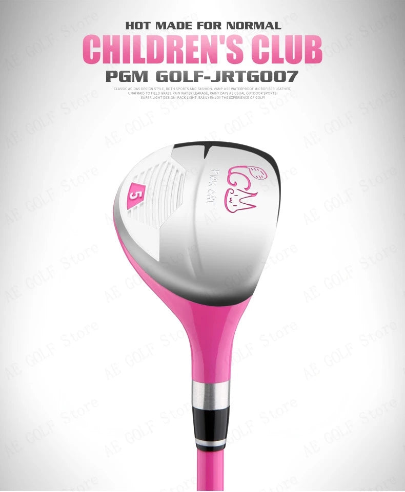 PGM Kids Golf Club Set for ages 3-12, practice set for boys and girls