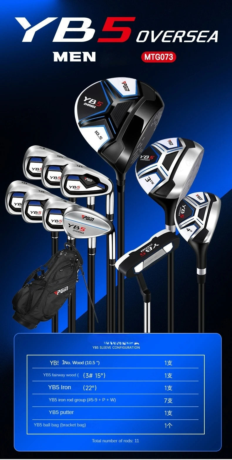 PGM Golf club set for men, incl. 11 clubs, perfect for beginners