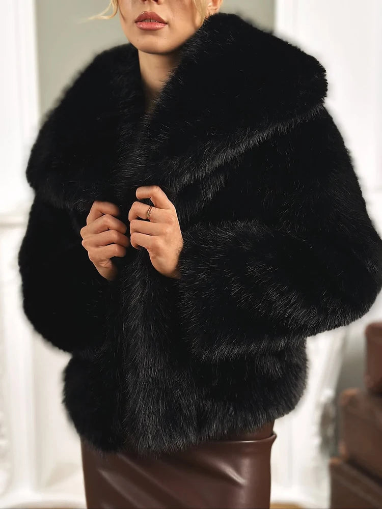 Tuularose naisten turkistakki, lyhyt bomber-malli, lämmin talvitakki