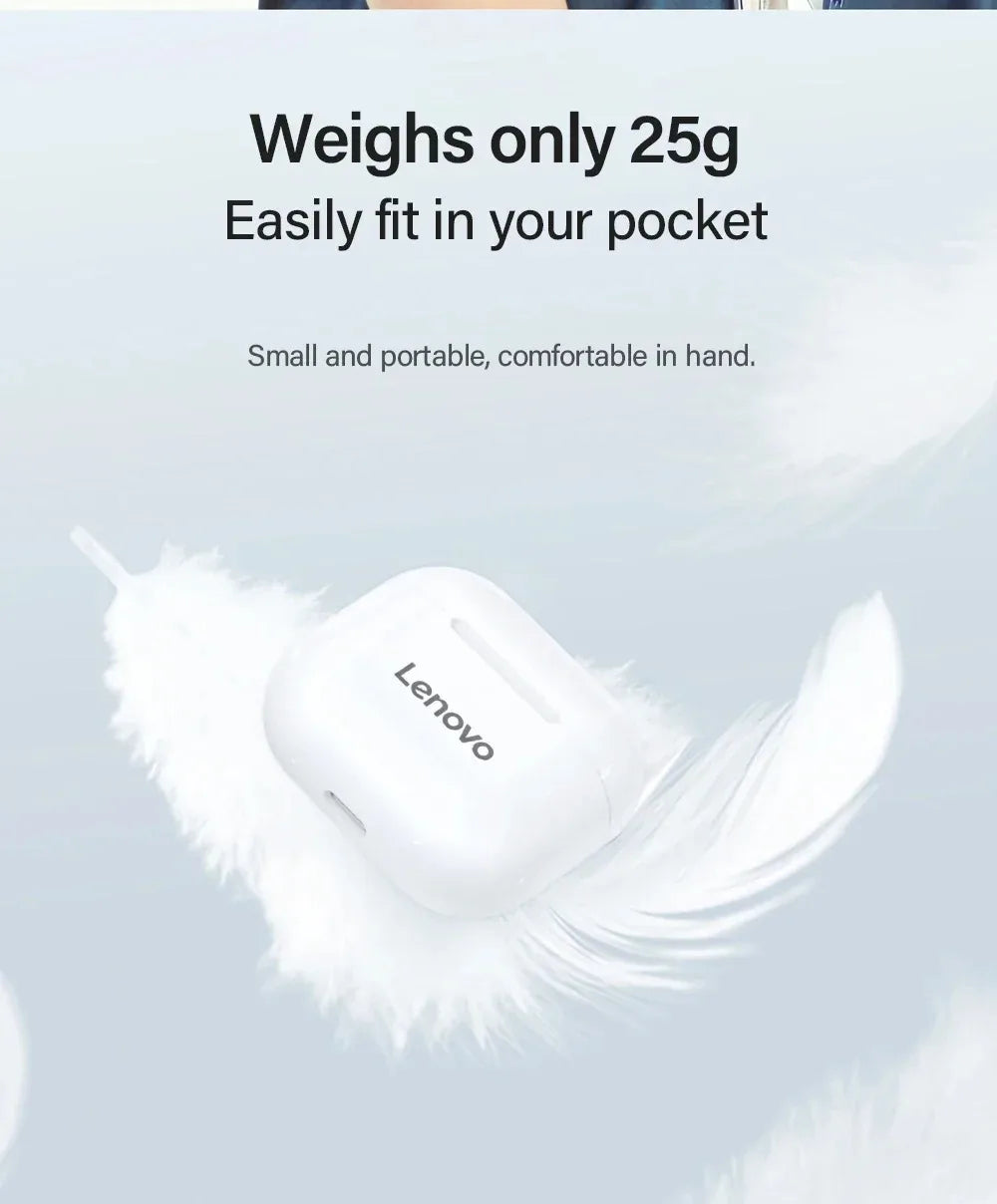 Lenovo LP40 Wireless Bluetooth 5.0 Earbuds