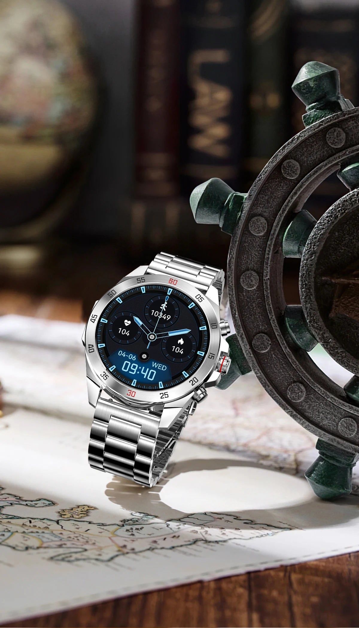 EIGIIS NX1 Pro smartwatch 1"43 AMOLED display, over 100 watch faces, diverse sports modes