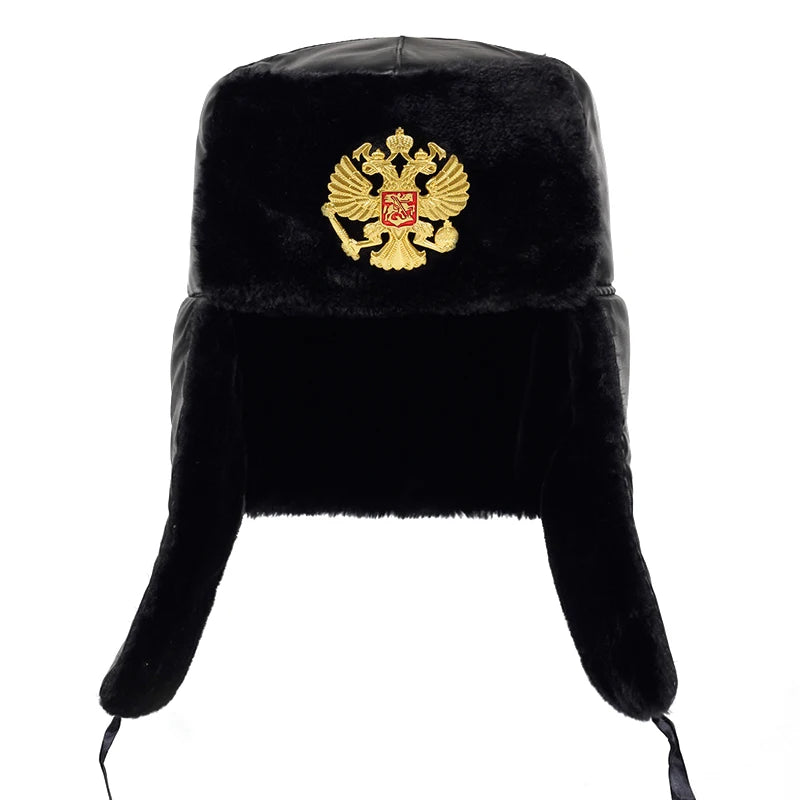 Men's Russian ushanka bomber hat