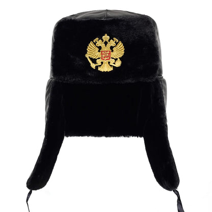 Men's Russian ushanka bomber hat
