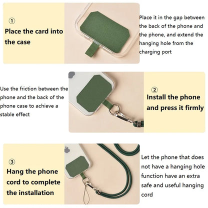 Crossbody Kaulanauha Puhelimelle - Säädettävä Hihna Harmaa