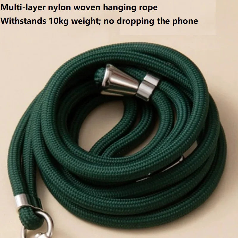 Crossbody Kaulanauha Puhelimelle - Säädettävä Hihna Harmaa