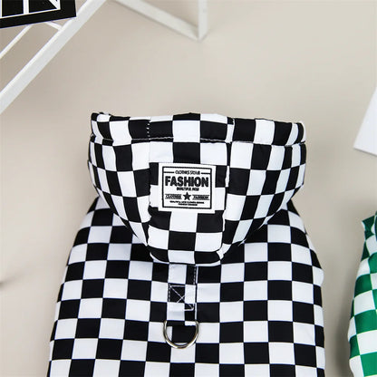 Dog winter coat, thick and warm material, for small and medium-sized dogs