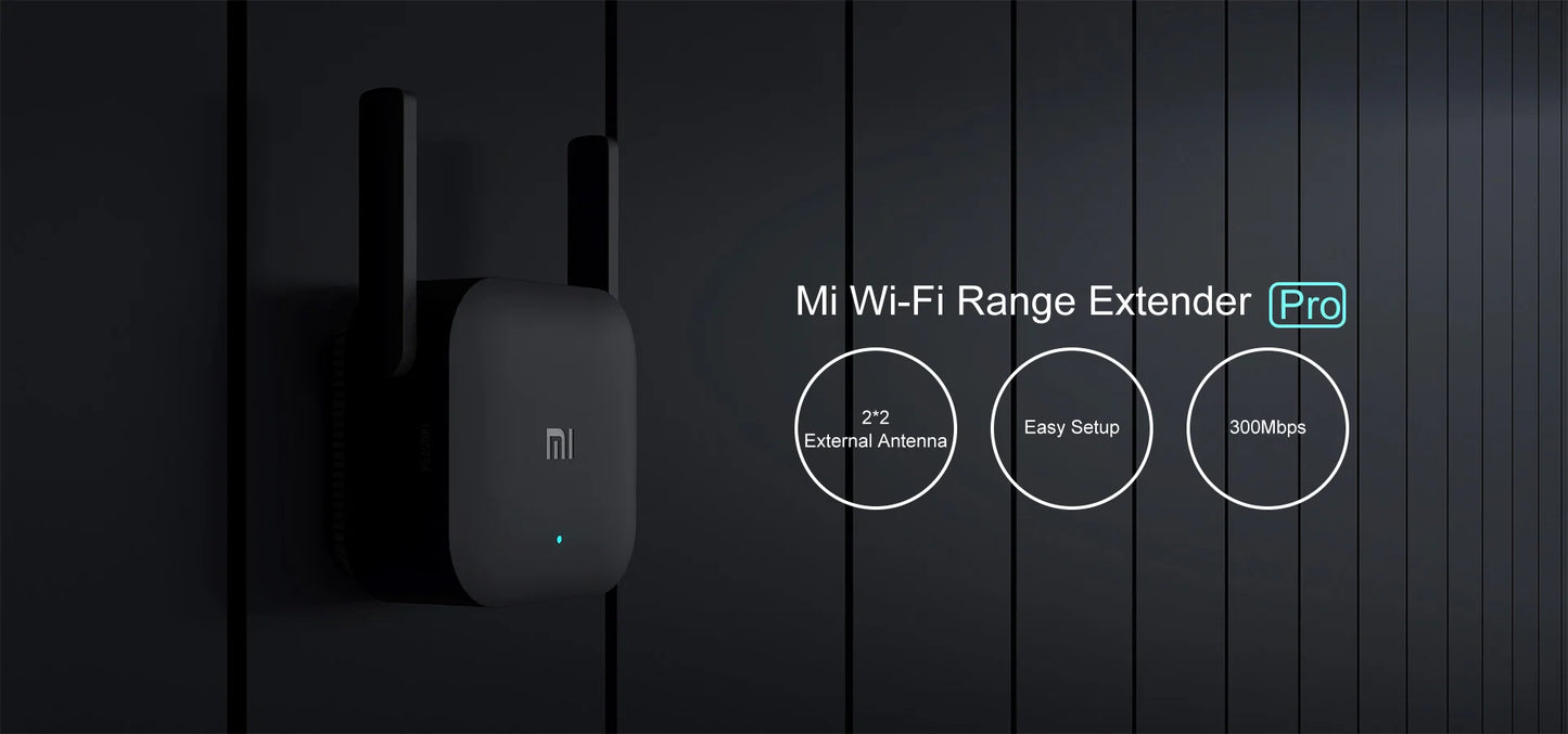 Xiaomi WiFi Pro Toistin 300M - 2.4G Verkon Vahvistin 2 Antennilla Kotiin & Toimistoon