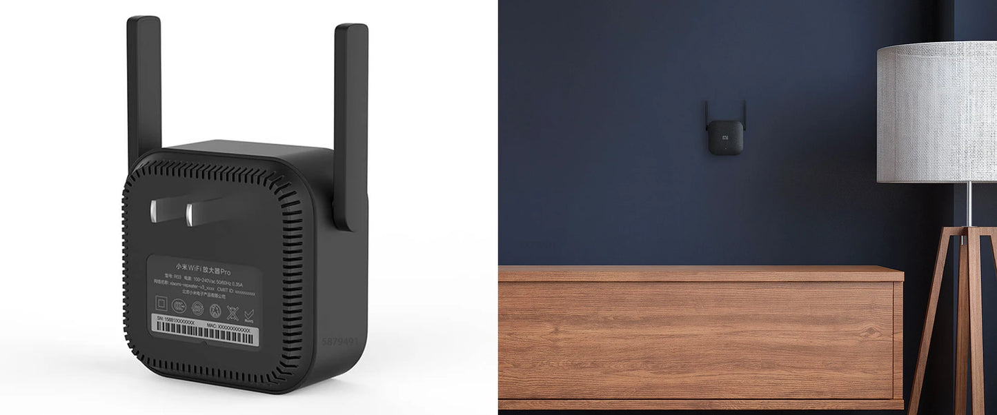 Xiaomi WiFi Pro Toistin 300M - 2.4G Verkon Vahvistin 2 Antennilla Kotiin & Toimistoon