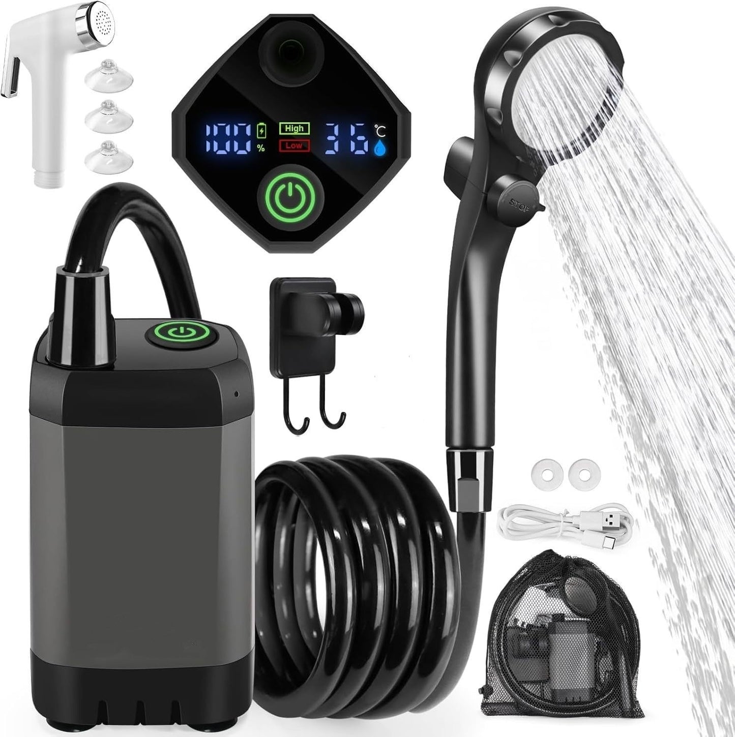 Outdoor Camping Car Wash Electric Shower