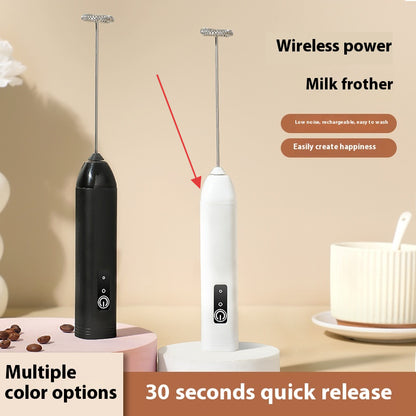Milk Frother Electric Whisk Egg Beating Electric Small Food Grade Coffee Milk Frother