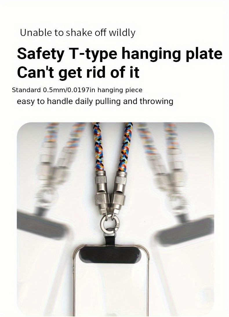 Phone strap fast charging cable combination, 60W, C-type