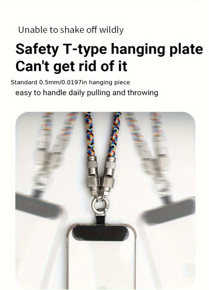 Phone strap fast charging cable combination, 60W, C-type