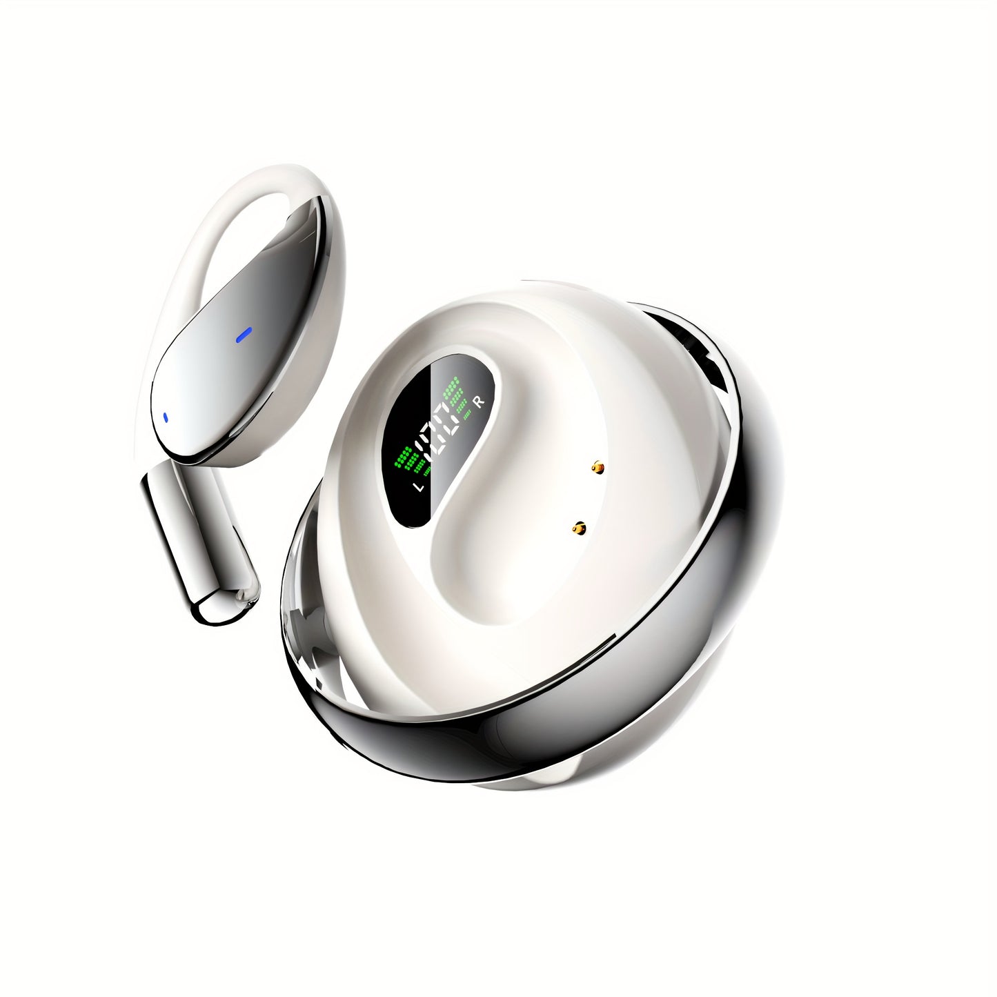 Wireless earbuds, 80 hours battery life, LED display