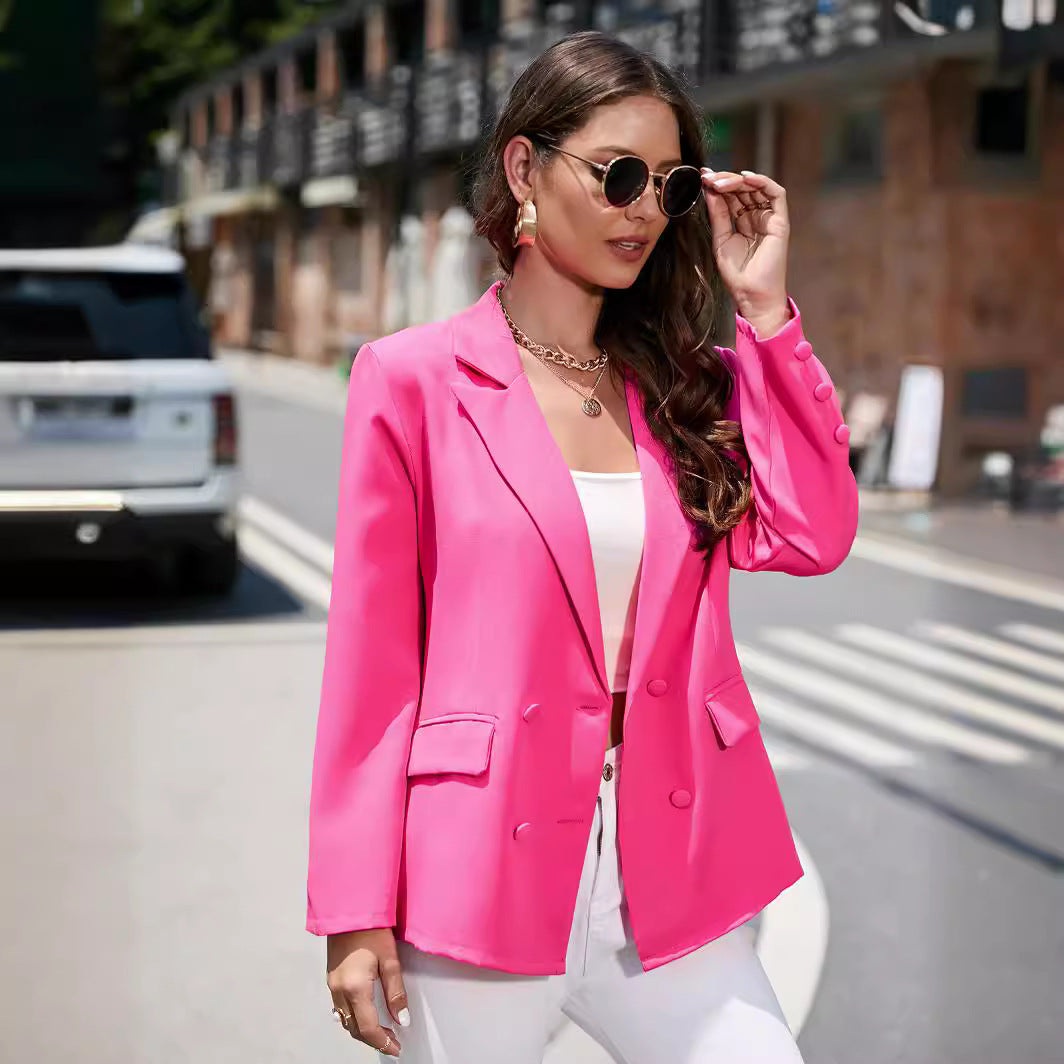 Women's blazer, solid color