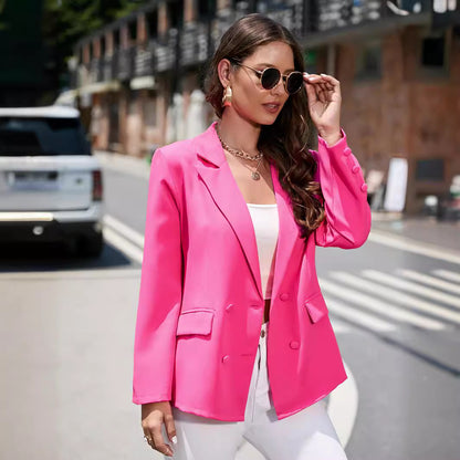 Women's blazer, solid color