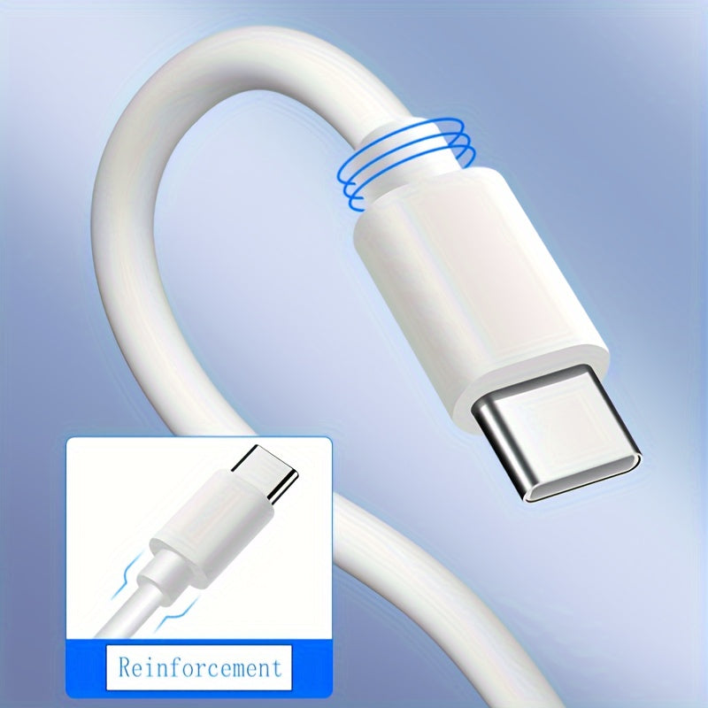 Fast charging cable 60W 3A 100cm, USB-Type-C