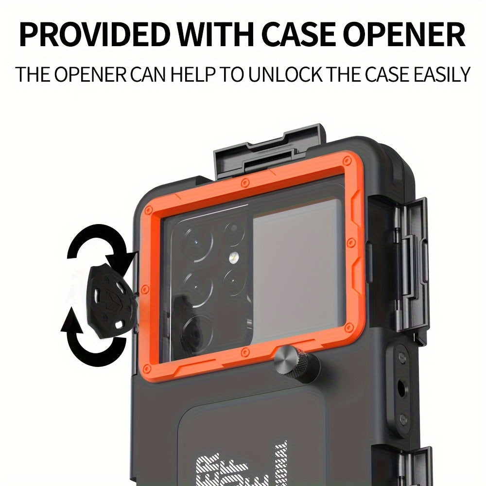 Waterproof phone case for 15m diving