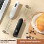 Milk Frother Electric Whisk Egg Beating Electric Small Food Grade Coffee Milk Frother