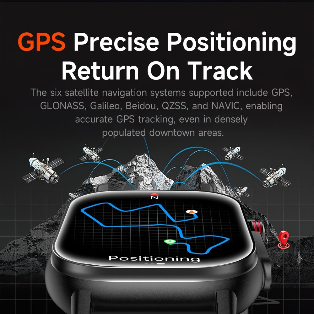 SENBONO GPS Smartwatch for Men and Women, 2.01" HD Display