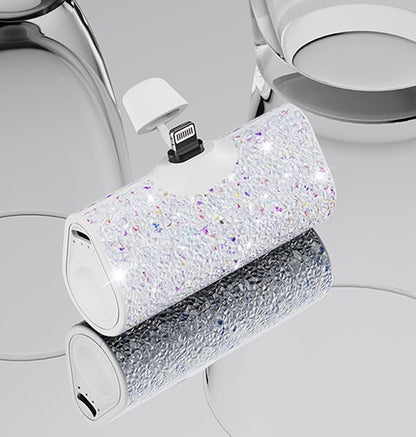 Diamond Pocket Capsule portable Powerbank, emergency charger, available in different variations