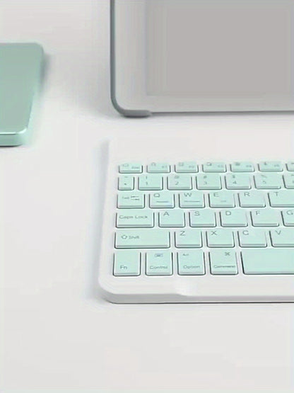 Wireless keyboard and mouse set for tablets, rechargeable