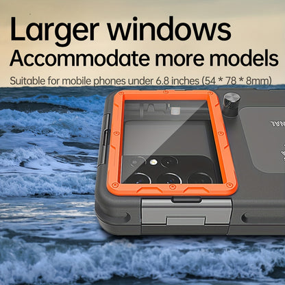 Waterproof phone case for 15m diving